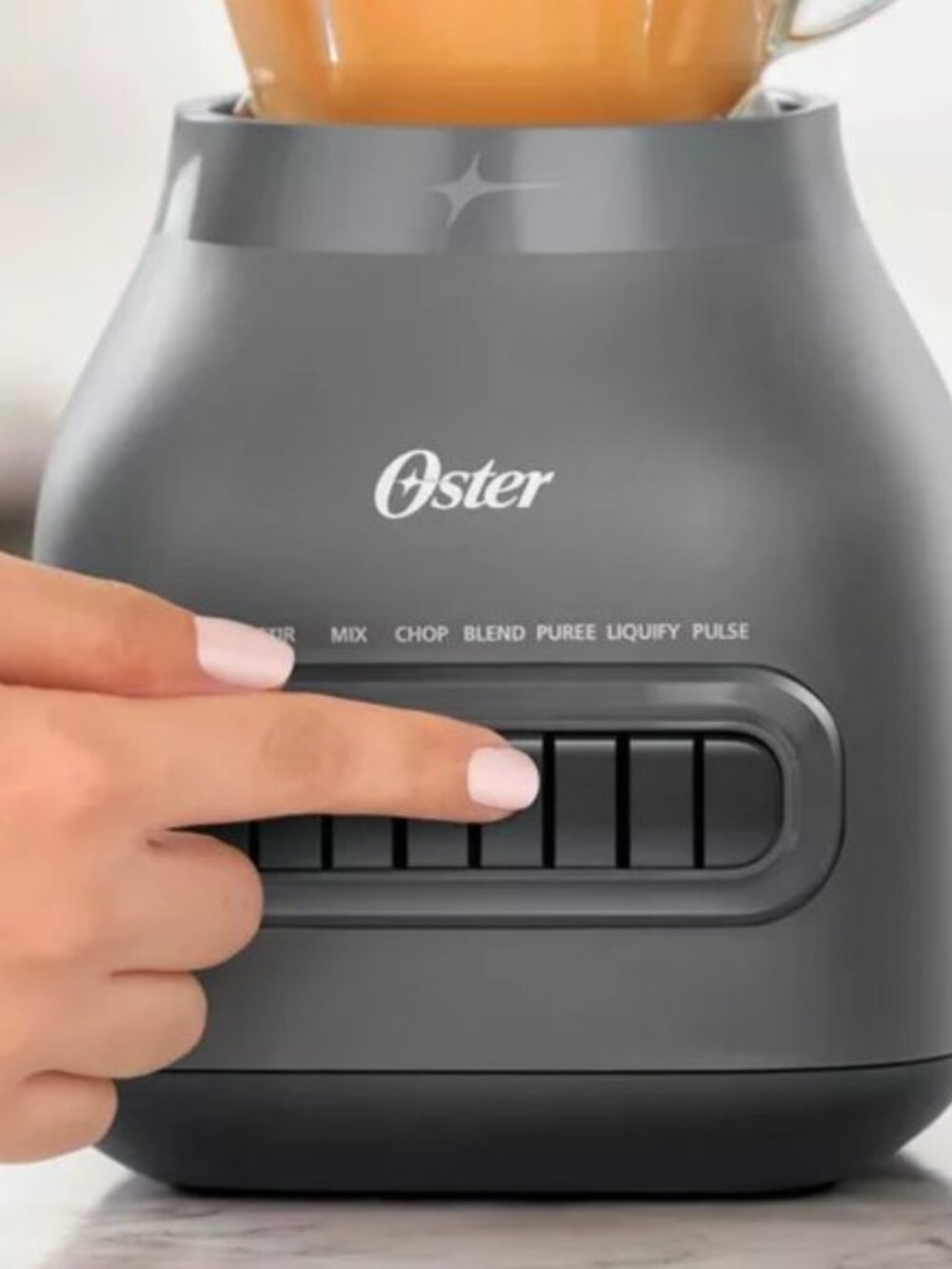 Oster Easy to Clean 700 Watt Blender with 20 Ounce Blend-N-Go Cup in Grey - Picture 5 of 7